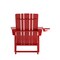 Flash Furniture Red Adirondack Patio Chair with Cupholder LE-HMP-1045-10-RD-GG - alternate 2